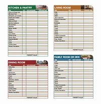 Image result for Area Inventory List Housekeeping