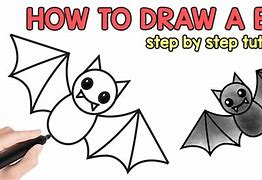 Image result for How to Draw Cartoon Bat