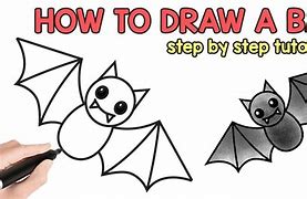 Image result for bats kid draw simple