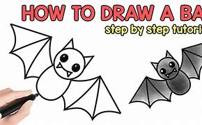 Image result for Easy Drawings of Bats