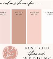 Image result for Rose Gold Pantone Color Palette
