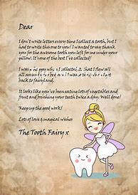 Image result for Funny Tooth Fairy Letters