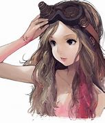 Image result for Anime Girl Goggles around Neck