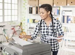 Image result for Someone Printing a Document