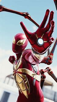 Image result for Classic Iron Spider Suit Art