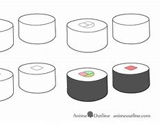 Image result for How to Draw Sushi