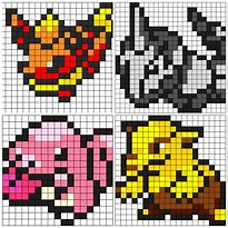 Image result for Pokemon Perler Bead Templates