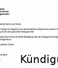 Image result for Kündigungsbrief Muster