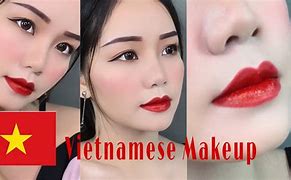 Image result for Vietnamese Makeup Style