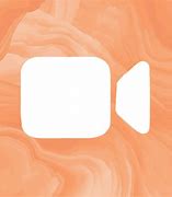 Image result for FaceTime Icon Pastel Orange