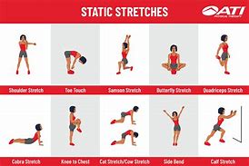 Image result for Static and Dynamic Stretching Examples