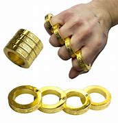 Image result for Self-Defense Rings Brass Knuckles