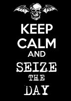Image result for Keep Calm and Seize the Day