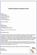 Image result for Acceptance Letter for a Contract