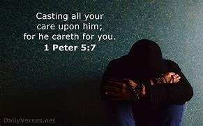 Image result for Bible Verse 1 Peter 5 7