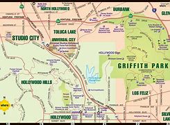 Image result for North Los Angeles Map