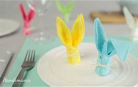 Image result for Directions for Unique Napkin Folding On Easter