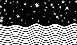 Image result for Black and White Aesthetic Stars