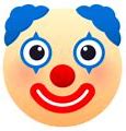 Image result for Sad Clown Face Emoji