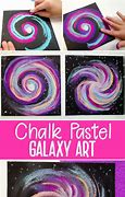 Image result for Galaxy Chalk Pastel Art