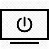 Image result for TV Power Button Cartoon