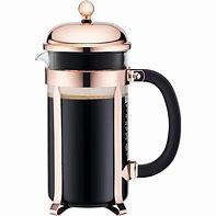 Image result for Glass French Press Coffee Maker Copper