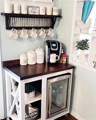 Image result for Office Coffee Station Cabinet Set Up