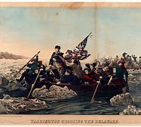 Image result for Pic of Washington Crossing the Delaware