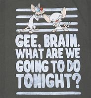 Image result for Pinky and the Brain Take Over the World Shirt
