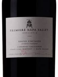 Image result for Shafer Cabernet Sauvignon Premiere Napa Valley SunSpot