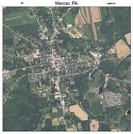 Image result for Street Map of Mercer PA