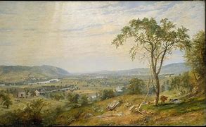 Image result for Wyoming River Valley Painting