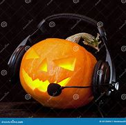 Image result for Jack O Lantern with Headphones