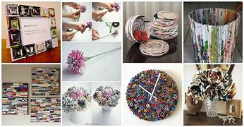 Image result for Crafts From Old Magazines