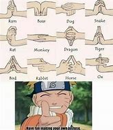 Image result for Naruto Sign Language Meme
