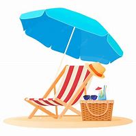 Image result for Beach Chair and Umbrella Clip Art