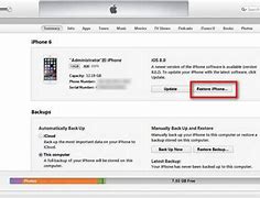 Image result for iPhone 5 iTunes Reset