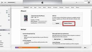 Image result for How Factory Reset iPhone On iTunes