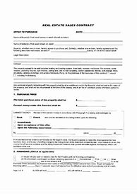Image result for Printable Florida Real Estate Contract