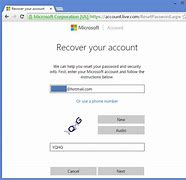 Image result for Microsoft Account Recovery