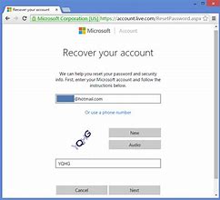 Image result for Recover Your Microsoft Account