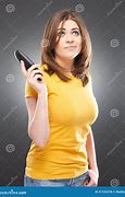 Image result for Lady Portrait On a Phone