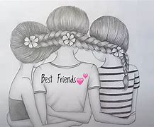 Image result for Best Friend Love Drawings