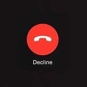 Image result for iPhone Decline Button