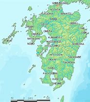 Image result for Kyushu Island Map