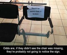 Image result for Broken Office Chair Funny