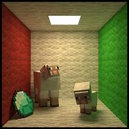 Image result for Cornell Box Minecraft