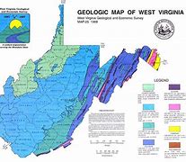 Image result for West Virginia Geology Map