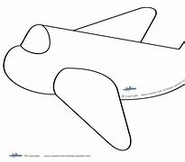 Image result for Airplane Cut Out Template
