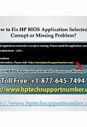 Image result for HP BIOS Application Is Corrupted or Missing